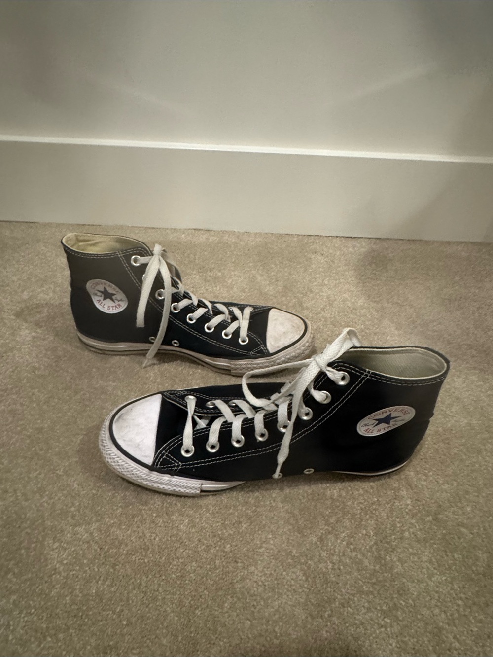 Converse Black and White High Top Men’s Sneakers